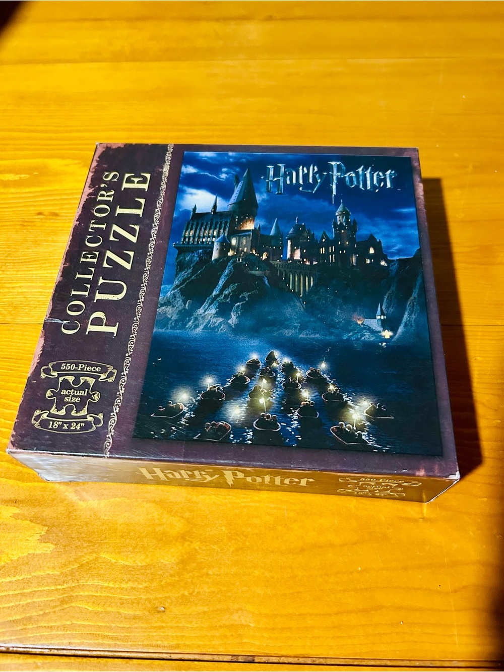 Harry Potter Collector's Puzzle - Navy Blue & Purple 550-Piece
